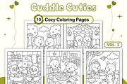 Cuddle Cuties Cozy Book Vol-2, a Decorative Illustration by Ink Gallery (Thumbnail 1 of 4)