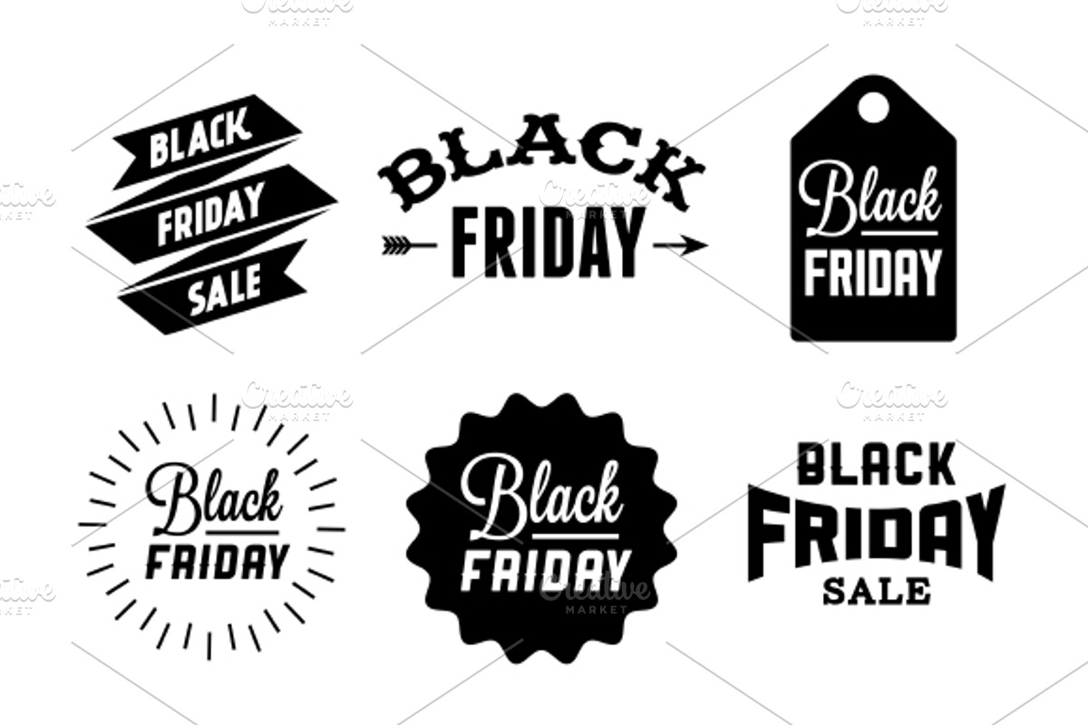 9 Black Friday Labels, an Icon by Ezepov (Photo 1 of 2)