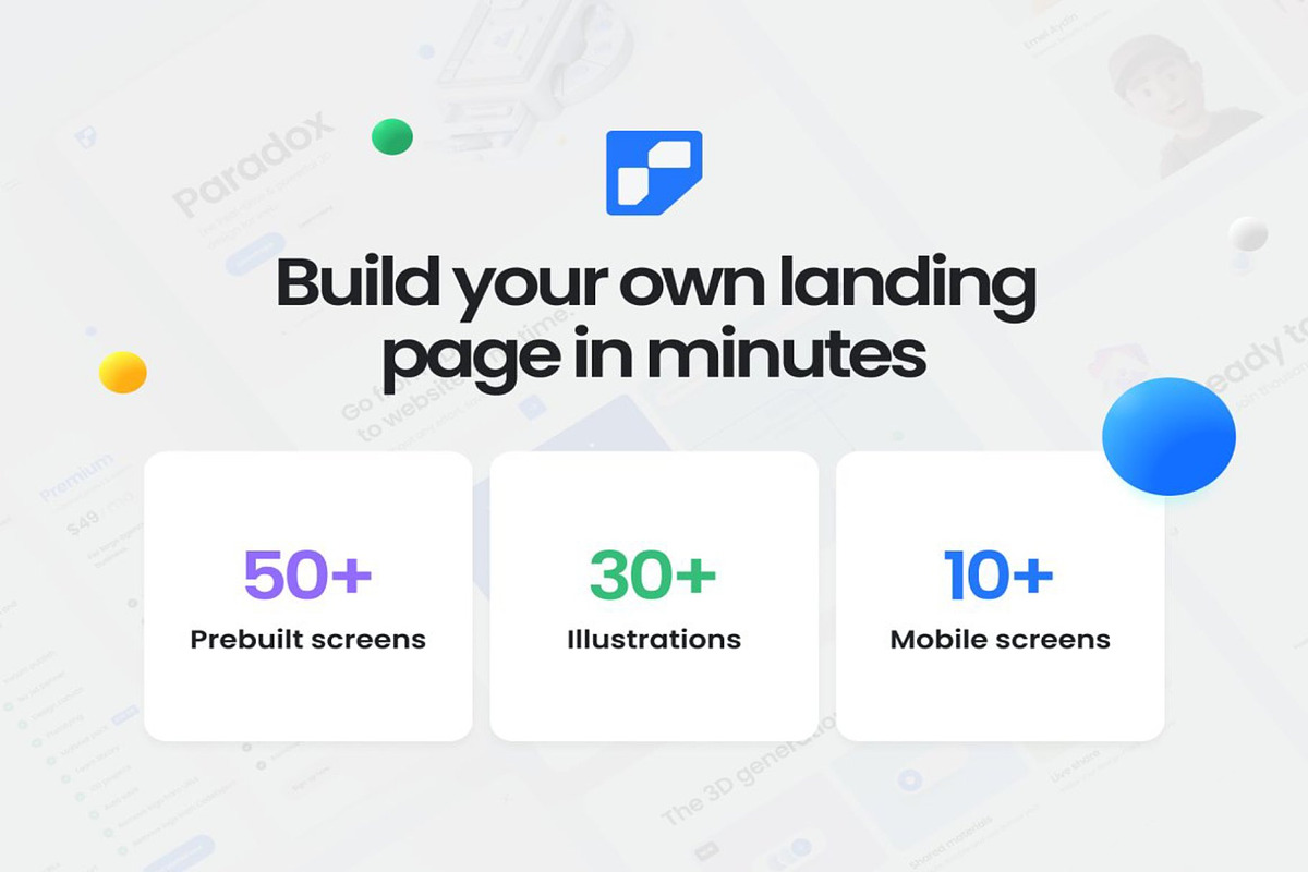 Paradox–Premium SaaS landing page, a React Template by Lumina_ui_ux202 (Photo 3 of 8)