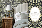 Arts & Crafts Floral Patterns Black, a Pattern Graphic by Eclectic Anthology (Thumbnail 10 of 10)