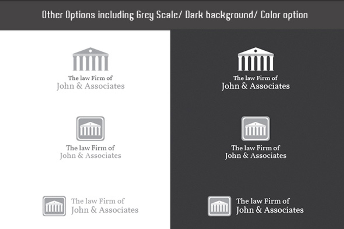 Law Firm Logo Template, a Branding & Logo Template by Saptarang (Photo 3 of 3)