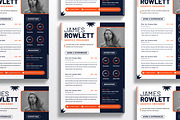 Minimalist Style Resume CV, a Resume Template by iDoodle Studio (Thumbnail 4 of 4)