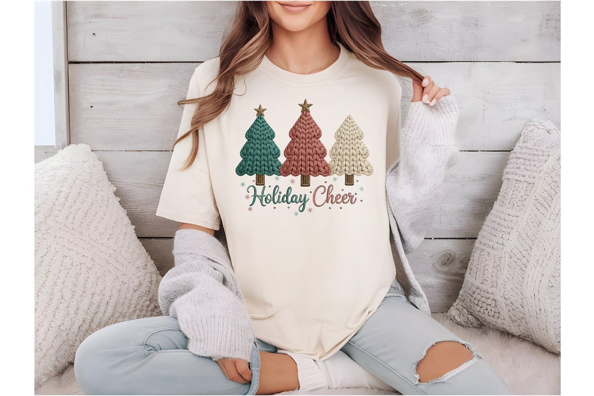 Christmas Tree Png, Faux Yarn Christ, an Illustration by Designking (Photo 6 of 6)