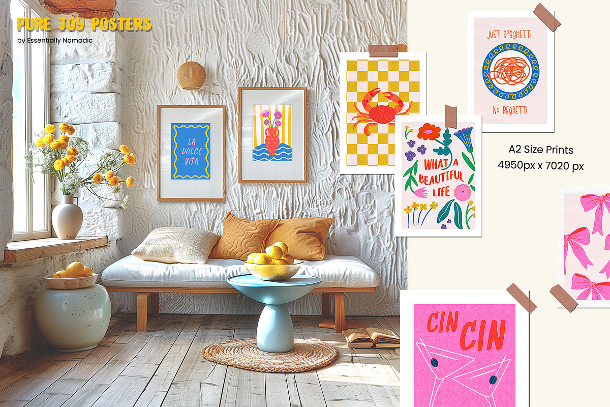 Dolce Vita - Positive Poster Summer, a Background Graphic by Essentially Nomadic (Photo 8 of 15)