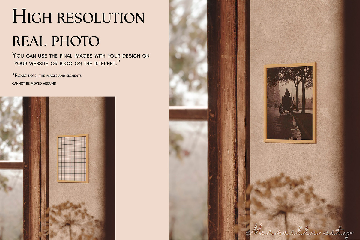 Rustic Mockup Frame Bundle, a Household Mockup by LAMIA DESIGN (Photo 6 of 14)