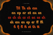 Borgate – Retro Display Font, a Sans Serif Font by Krismagraph (Thumbnail 9 of 10)