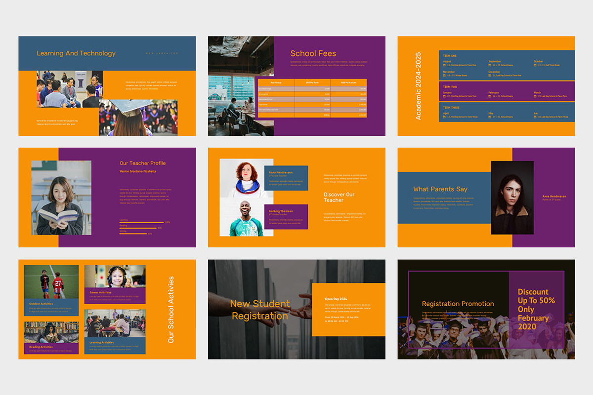 Labya : High School Powerpoint, a Presentation Template by Punkl Camp