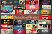 17 Typography Flyers + FB Covers, a Flyer Template by Graphicdome (Thumbnail 5 of 5)