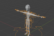 Obsidian 3D Humanoid, a Characters & Person 3D Model by MoniGarr (Thumbnail 3 of 6)