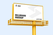 Outdoor Billboard Mockup PSD, an Advertising Mockup by graphypix (Thumbnail 1 of 4)