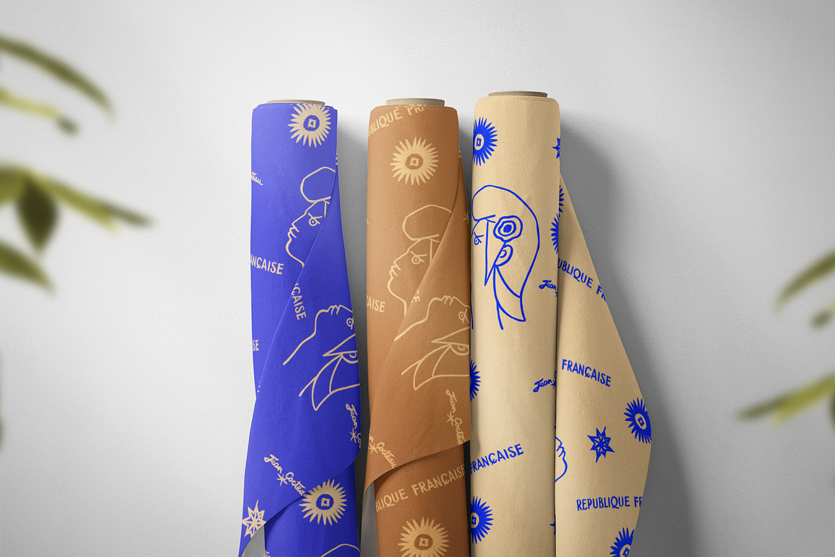 Jean Cocteau Pattern Set, a Pattern Graphic by La Caleya patterns (Photo 2 of 6)