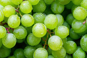Ripe and sweet green grapes background, a Food & Drink Photo by AlyaAnd