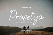 Prasetya | Handwritten Font, a Handwritten Font by filosovis (Thumbnail 1 of 5)