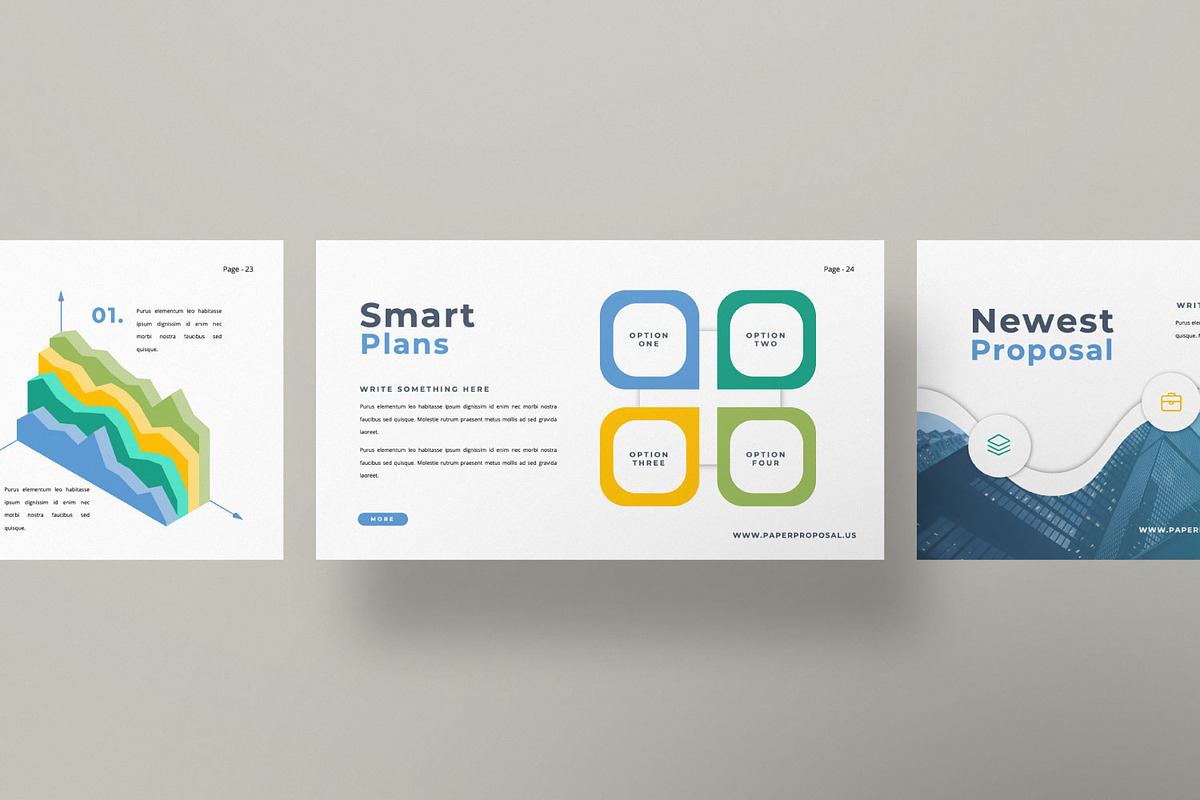 Proposal Presentation Google Slide, a Presentation Template by Portocraft