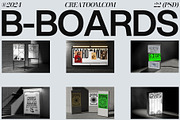 Boards mockups, an Advertising Mockup by Creatoom (Thumbnail 1 of 11)