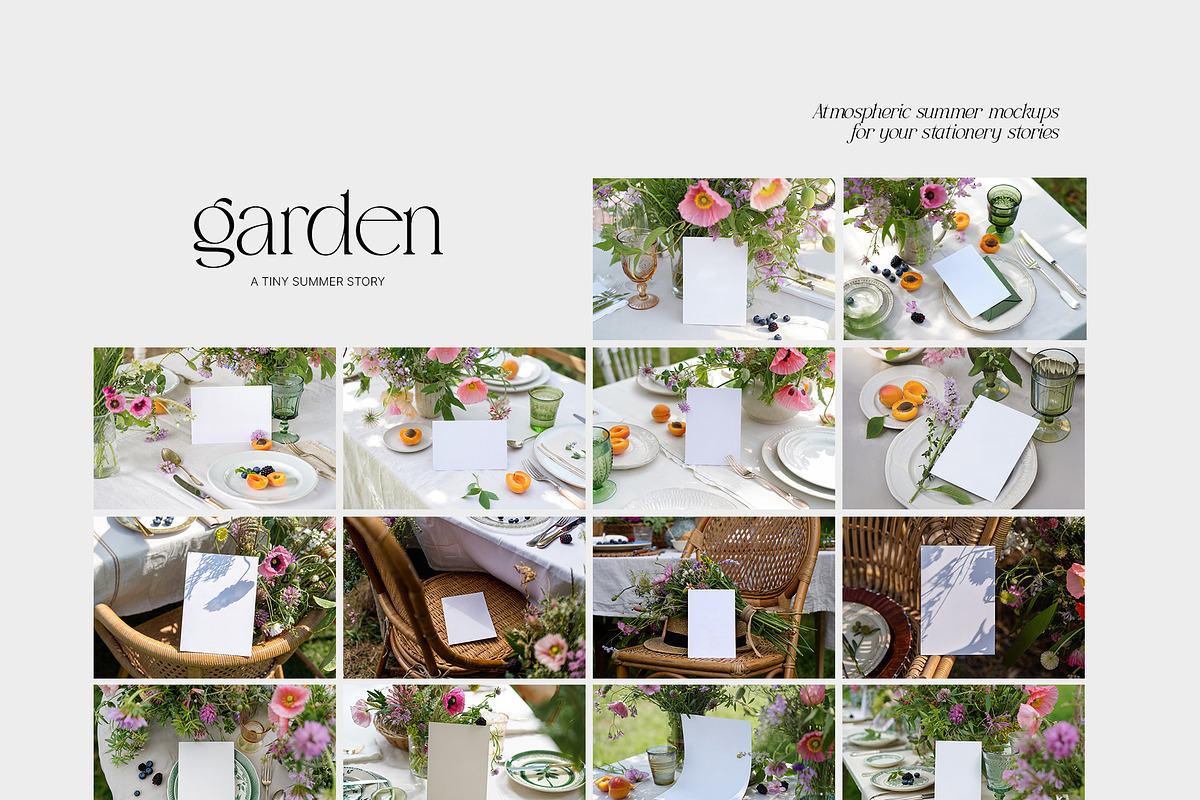 Garden - 45 Stationery Summer Mockup, a Product Mockup by Muse Mockups (Photo 7 of 18)