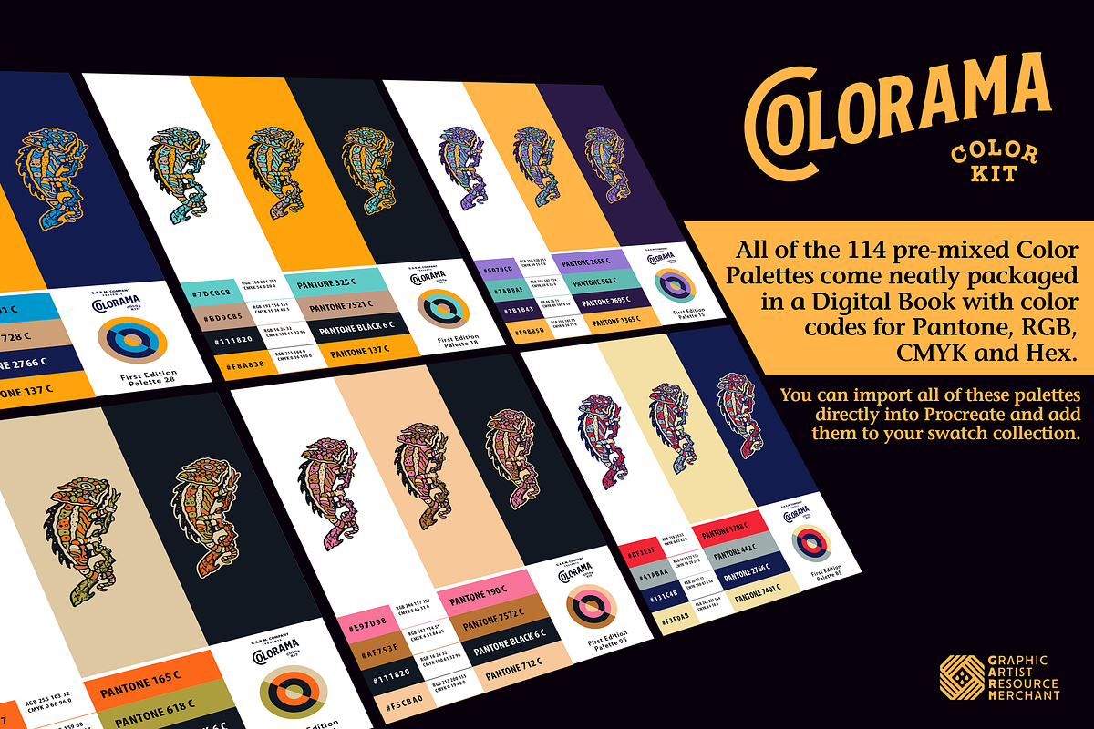 Colorama Color Kit (Procreate), a Palette Add-On by G.A.R.M. Company (Photo 5 of 7)