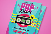 Pop Disco Flyer, a Flyer Template by Guuver (Thumbnail 2 of 3)