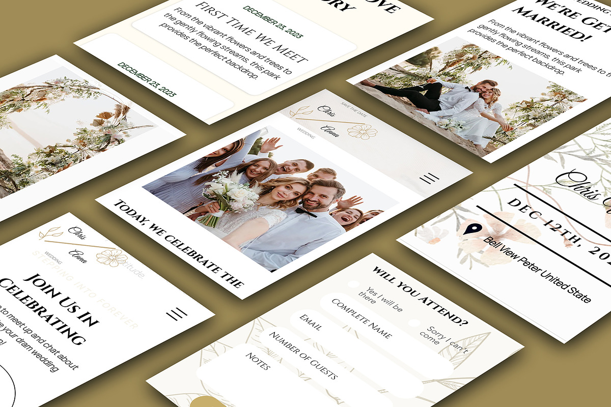 Vowry - Wix Template Wedding & Event, a Wix Template by Webloom Studio - Wix (Photo 1 of 5)