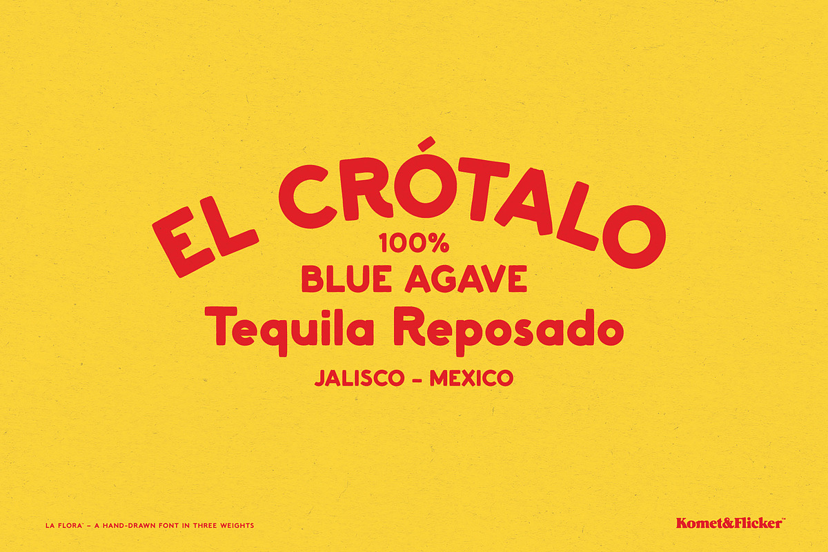 La Flora, a Sans Serif Font by Komet & Flicker (Photo 14 of 15)