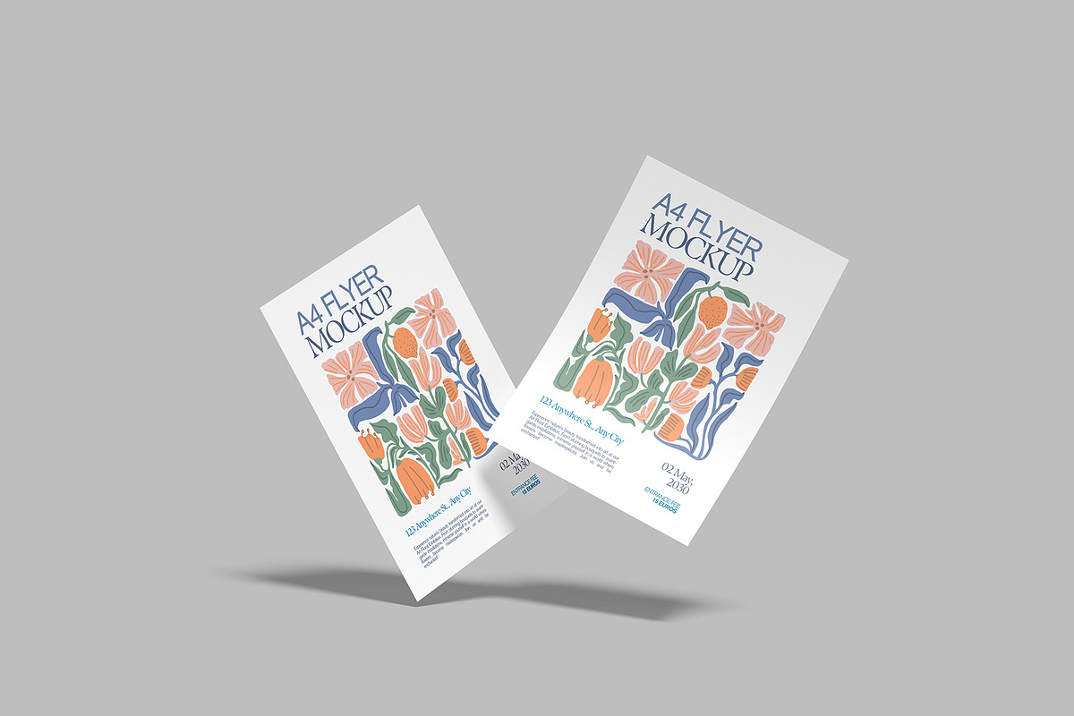 A4 Flyer Mockup, an Advertising Mockup by rizalamora (Photo 11 of 13)