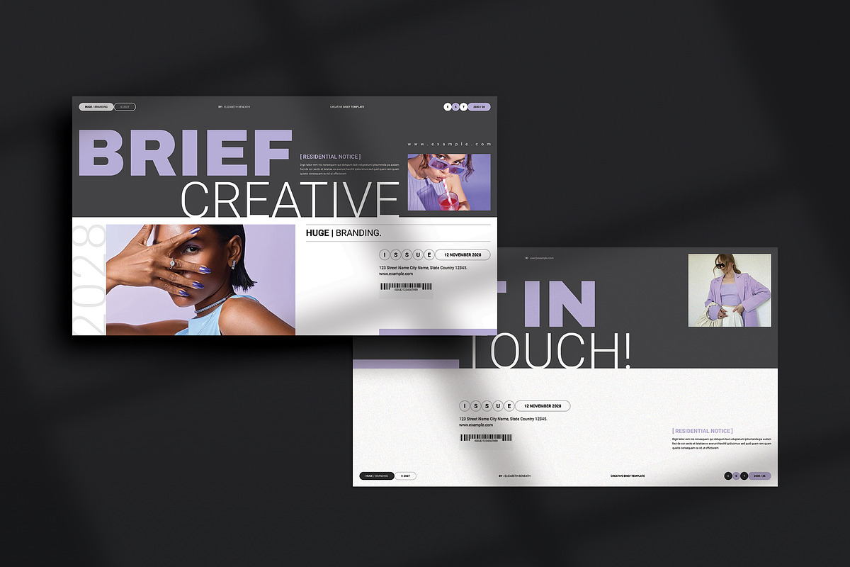 Creative Brief Presentation Template, a Presentation Template by TemplateFolio-Shop (Photo 4 of 11)