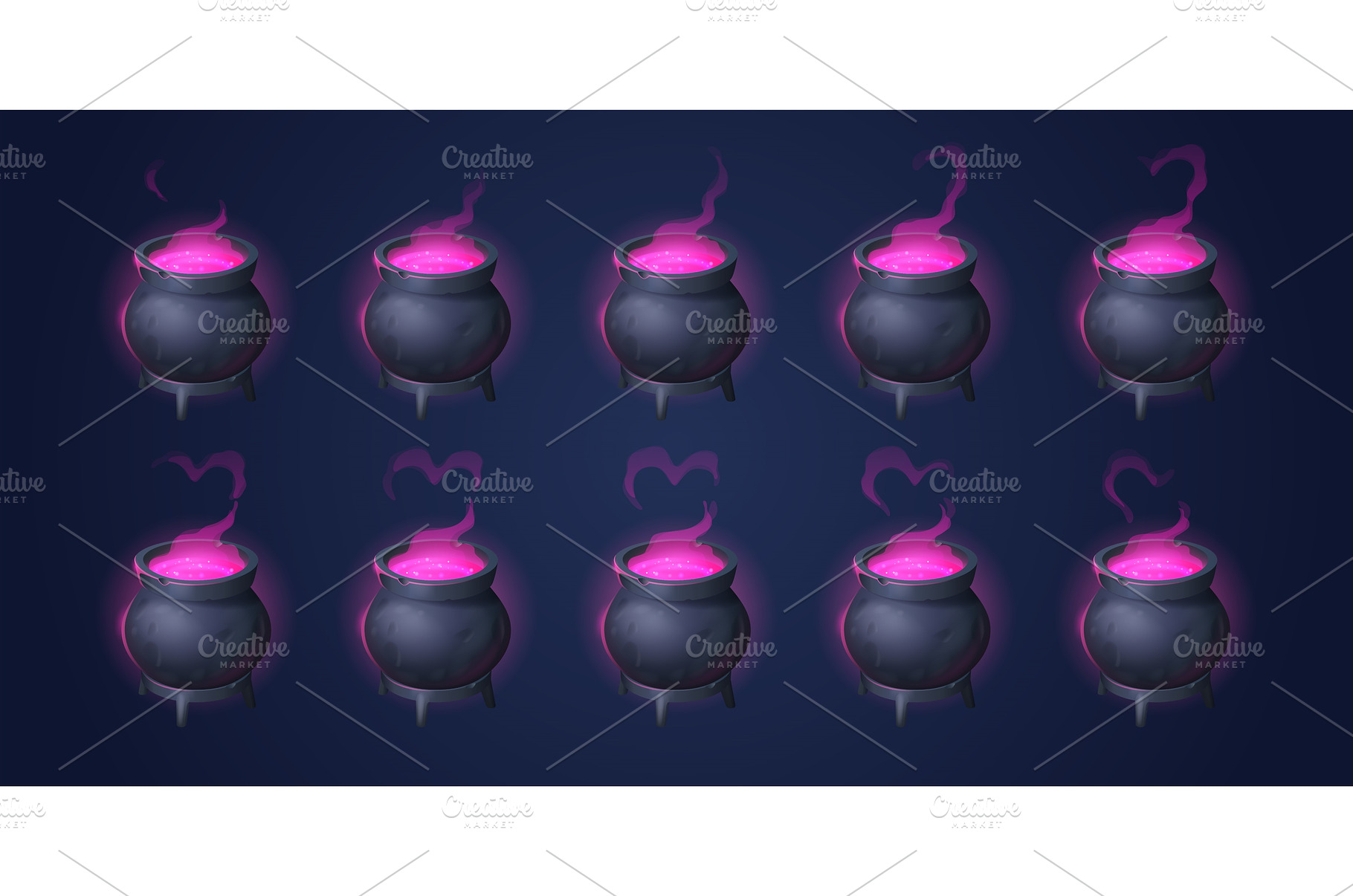 Cauldron with potion motion sequence, a Food & Drink Photo by art PVP - market