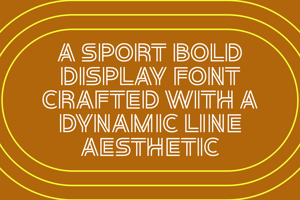 Trailrun - Sports Bold Font, a Font by Pekotype (Photo 2 of 15)
