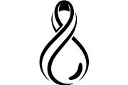 Black Awareness Ribbon Icon Set, a Healthcare Illustration by Artivon (Thumbnail 8 of 51)