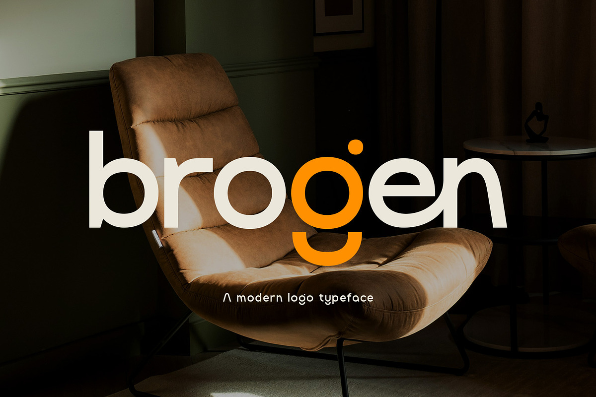 Brogen | Modern Logo Typeface, a Sans Serif Font by Typoraith Co (Photo 11 of 11)