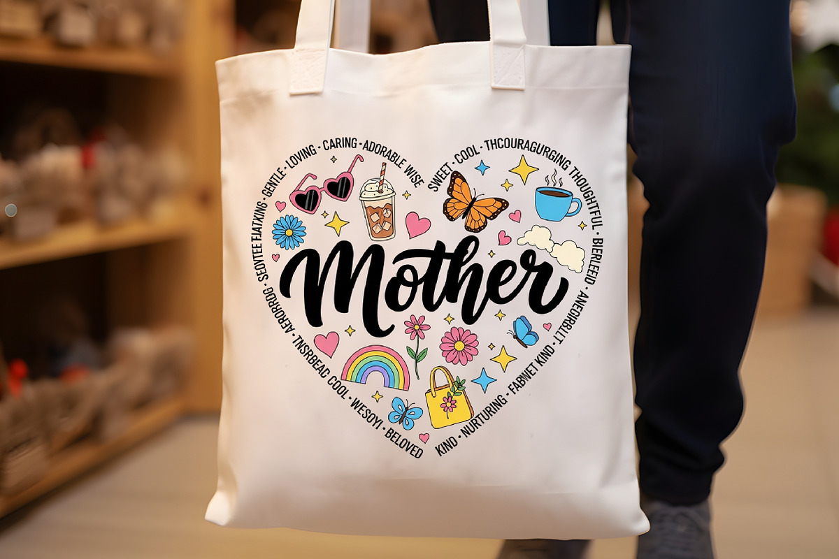 Retro Mothers Day, Mama Heart, Mom, a Seasonal Illustration by Sublimation Artist (Photo 8 of 9)