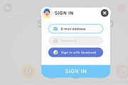 GUI - Simple Round, an UI Kit Template by LAYERLAB (Thumbnail 4 of 26)