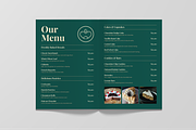 Restaurant Menu Bifold Brochures, a Brochure Template by Annora Studio (Thumbnail 2 of 5)
