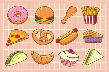 JUNK FOOD VECTOR PACK
