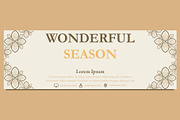 Abstract Floral Banner Template, a Marketing Template by sekitarief (Thumbnail 1 of 3)