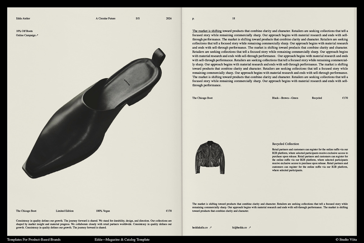Brand Magazine Template ID⸻Edda, a Branding & Logo Template by Studio Viita (Photo 9 of 11)