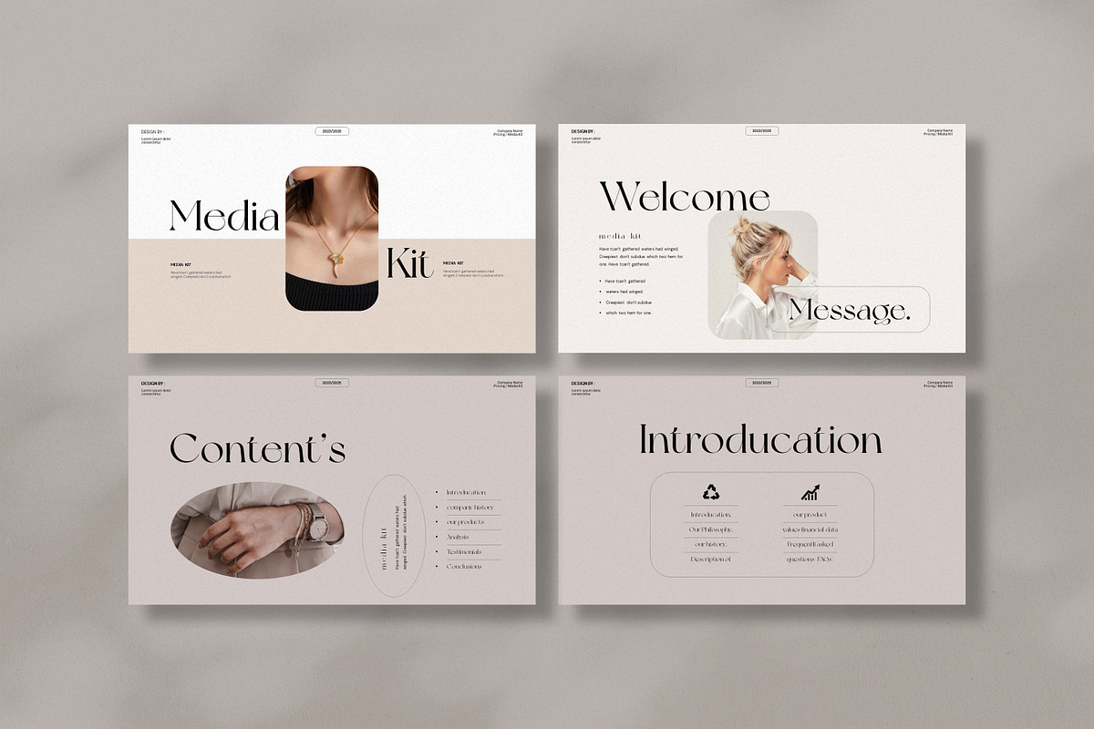 **Media Kit Presentation Template**, a Templates & Theme by GoldenPixelStudio (Photo 2 of 6)