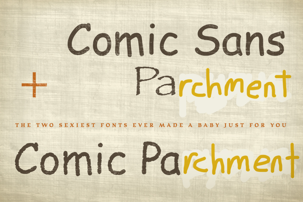 Comic Parchment Font [CENSORED], a Sans Serif Font by benharman (Photo 2 of 5)