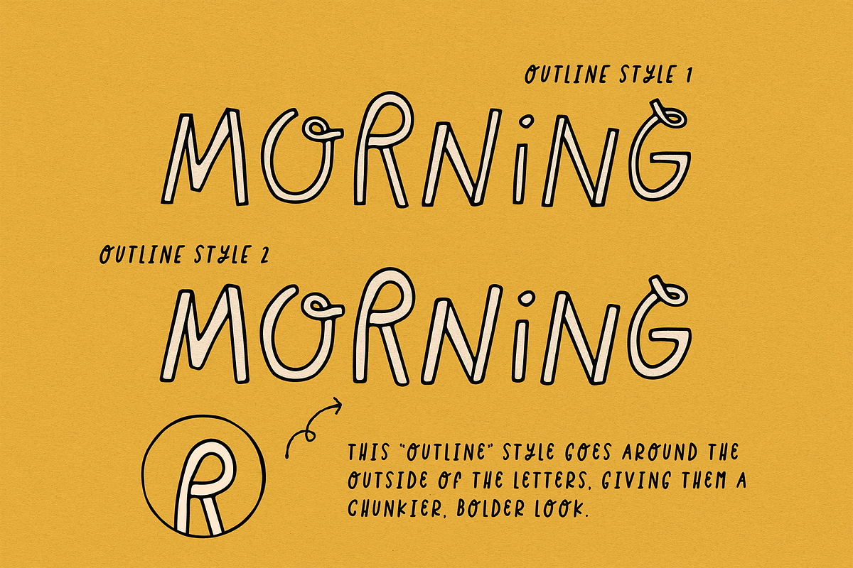 THE MORNING CLUB | PLAYFUL COOL FONT, a Handwritten Font by Maria Feliz Fonts (Photo 7 of 11)