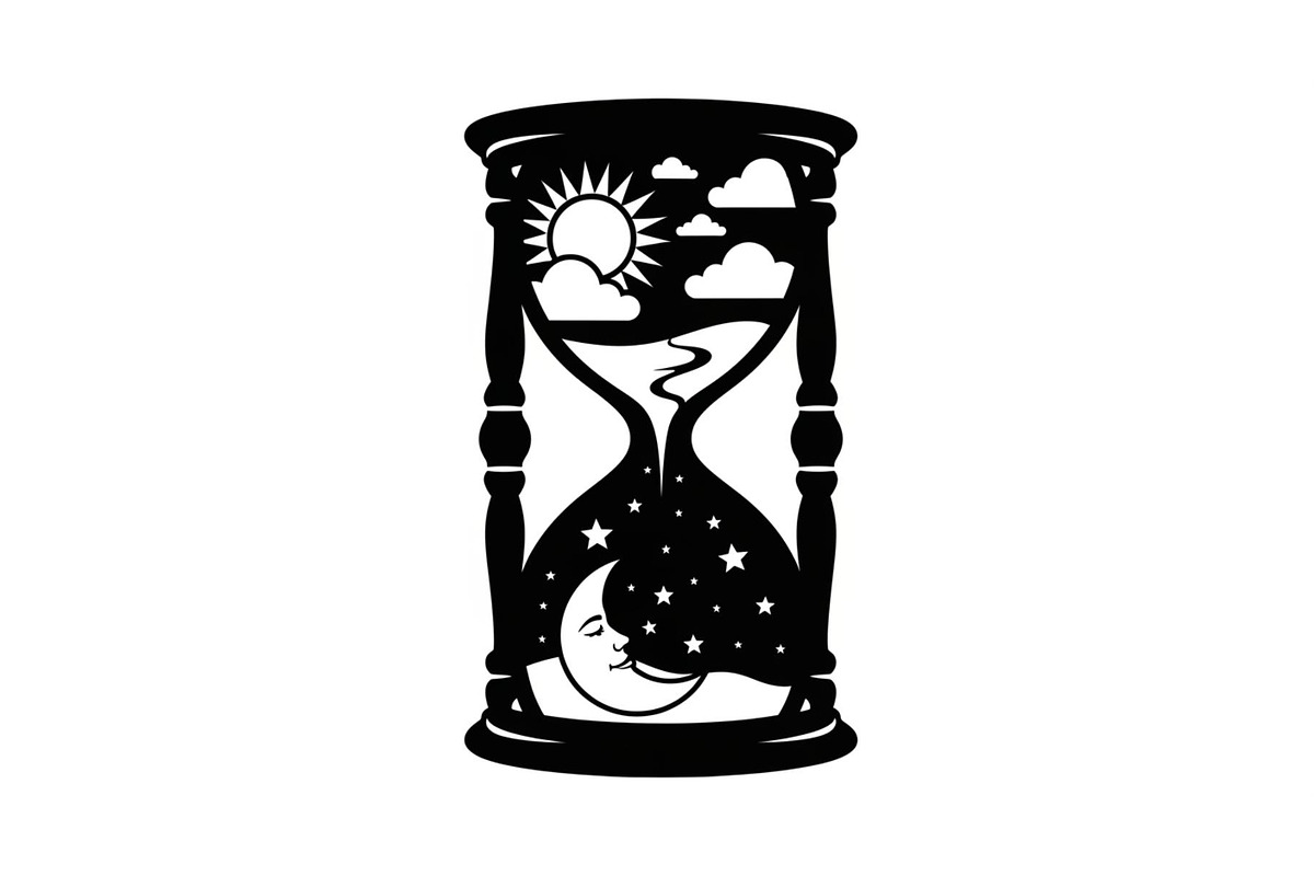 Celestial Sun Moon Hourglass Bundle, an Illustration by Gaye Art (Photo 30 of 31)
