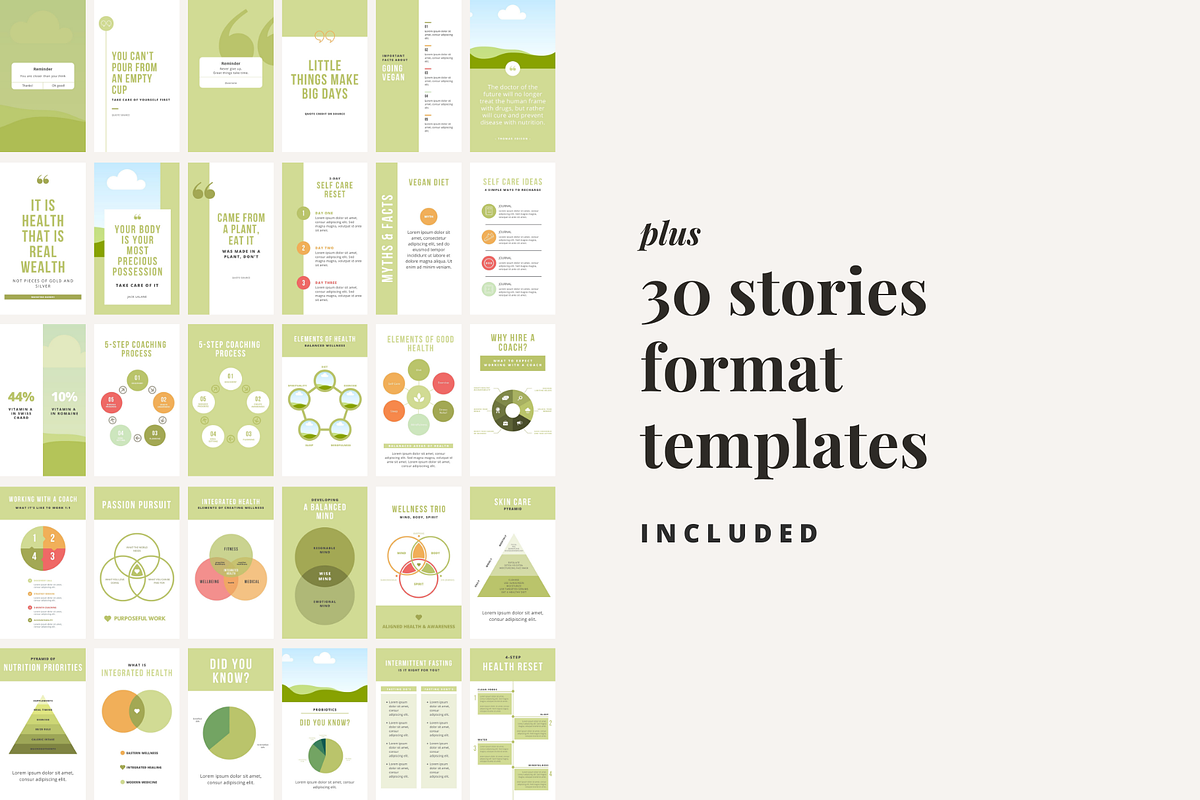 Instagram Charts, Graphs & Quotes, a Social Media Template by Brand Spanking You (Photo 4 of 6)