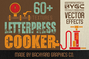 LetterPress Vector Texture Effects