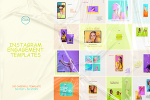 Instagram Engagement Template CANVA