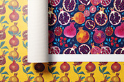 Blue Pomegranates Patterns, a Pattern Graphic by Ninterints (Thumbnail 19 of 19)