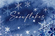 30% SALE Snowflakes, a Decorative Illustration by Olga Koelsch (Thumbnail 1 of 9)
