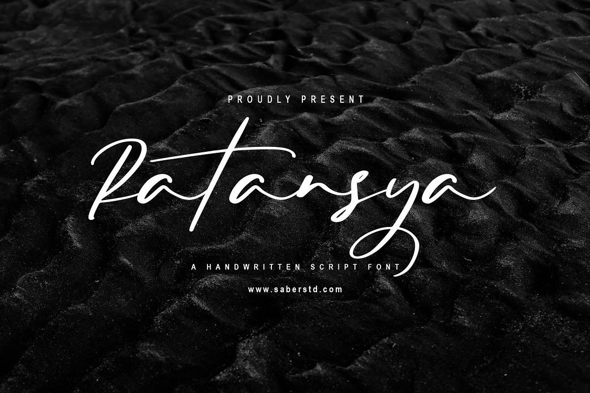 Ratansya, a Script Font by Zelda Graphic (Photo 1 of 7)