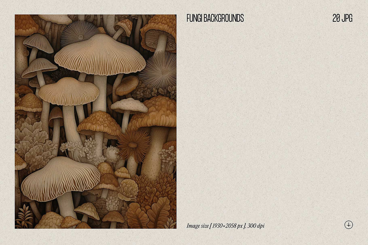 Fungi - botanical illustrations, an Object Graphic by AI Crafted Magnolia (Photo 5 of 13)