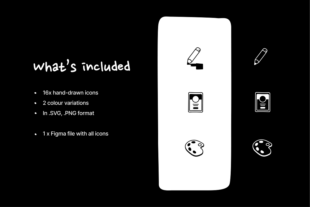 Inking Creative Icons, an Outline Icon by Asset Union (Photo 3 of 5)