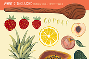 Hand Painted Fruit & Vegetables, a Texture Illustration by Katrina Junio (Thumbnail 13 of 14)