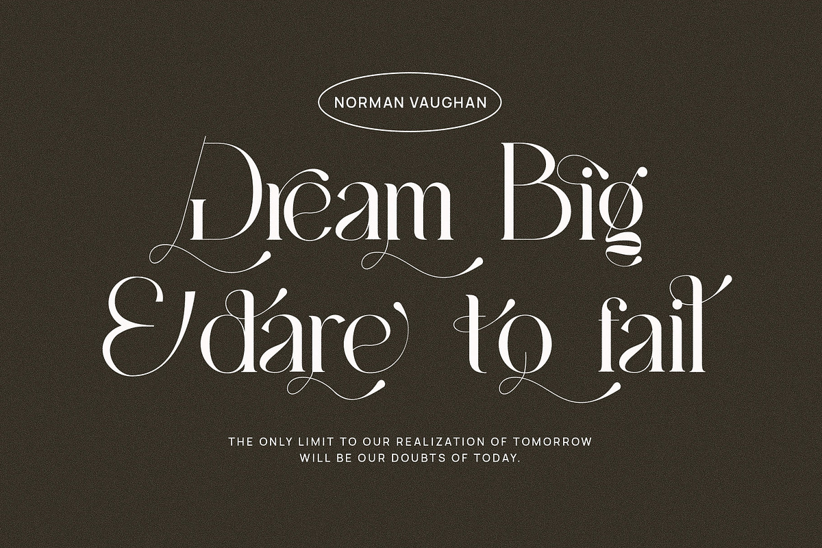 Dragnie Elegant Ligature Serif Font, a Serif Font by Perfectype (Photo 2 of 6)
